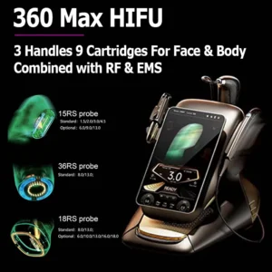 360 Max HIFU Device - Latest HIFU Liposonic Combines RF EMS Technology